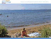 Tablet Screenshot of parc-plage.com